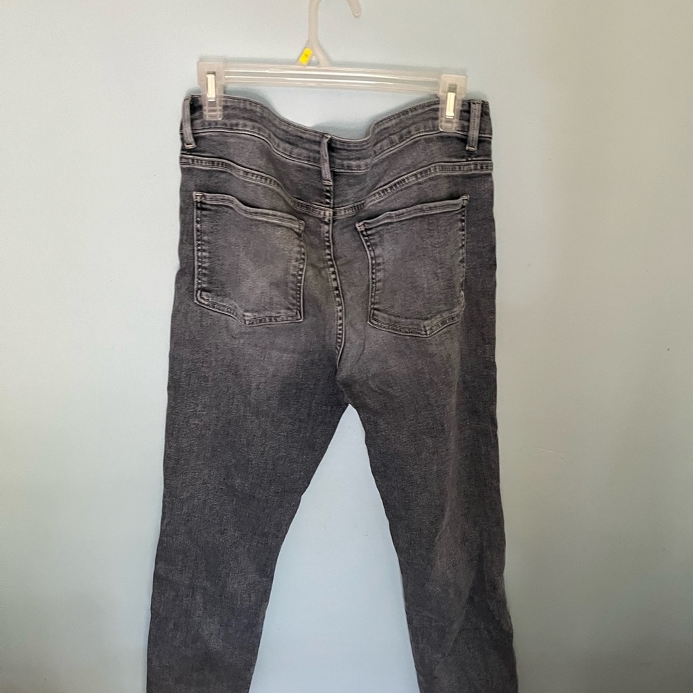 Fidelity crop raw hem Size 32 blue-grey